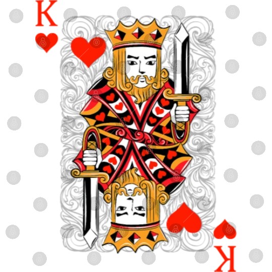 King of Hearts Blackjack Cards Poker 21 K Couple M Digital Files