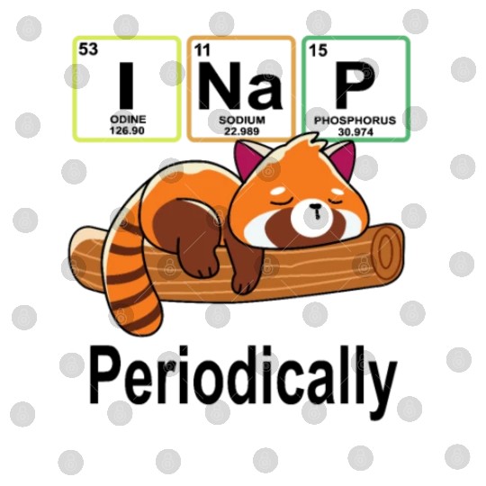 I Nap Red Panda Digital Files