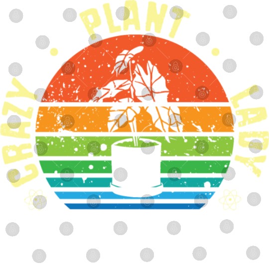 Retro Plant Lovers Botanical Crazy Plant Lady Digital Files