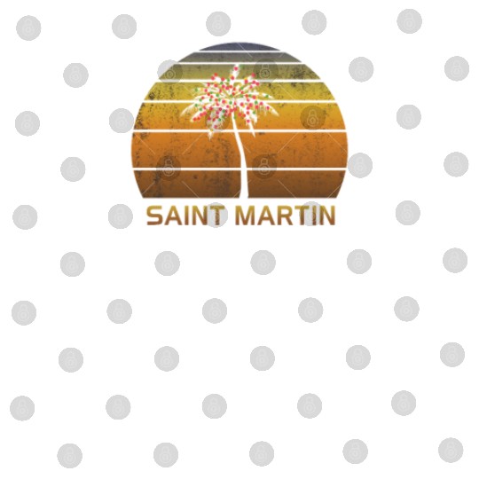 Retro Saint Martin Christmas Family Vacation Digital Files
