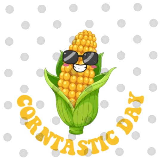 Funny Corn lovers Saying Have a Corntastic Day Digital Files