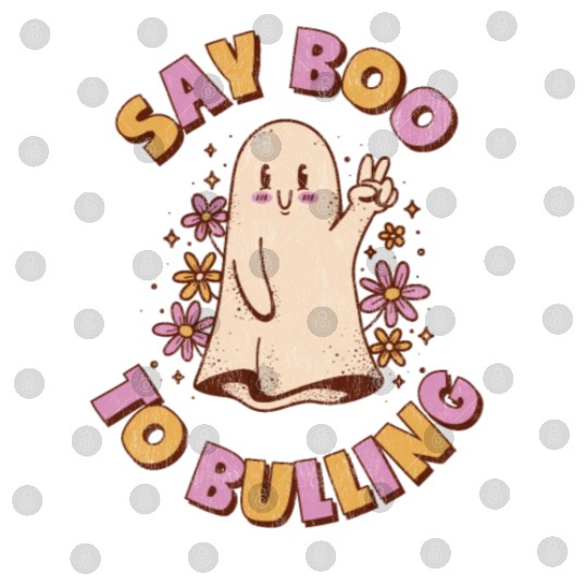 Anti Bully Say Boo Tio Bulling Unity Day Bullying Digital Files