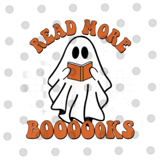 Cute Booooks Ghost Read More Books Funny Teacher Digital Files