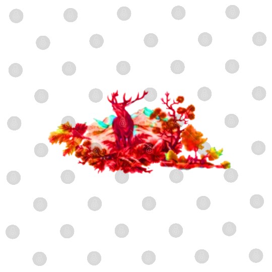 Deer Swamp Illustrate Digital Files