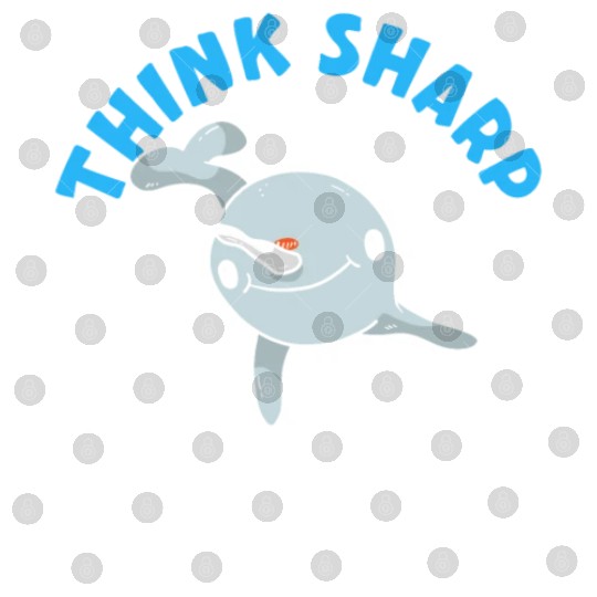 Think Sharp Narwhal Unicorn Of The Sea Animal Digital Files