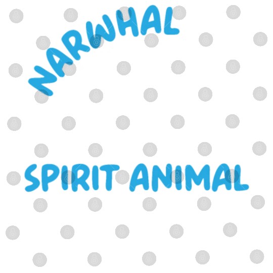 Narwhal Is My Spirit Animal Unicorn Of The Sea Digital Files