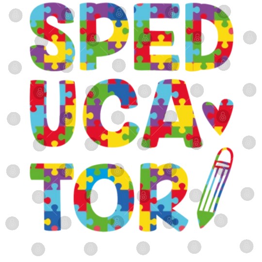 Speducator Sped Teacher Special Education Cute Digital Files