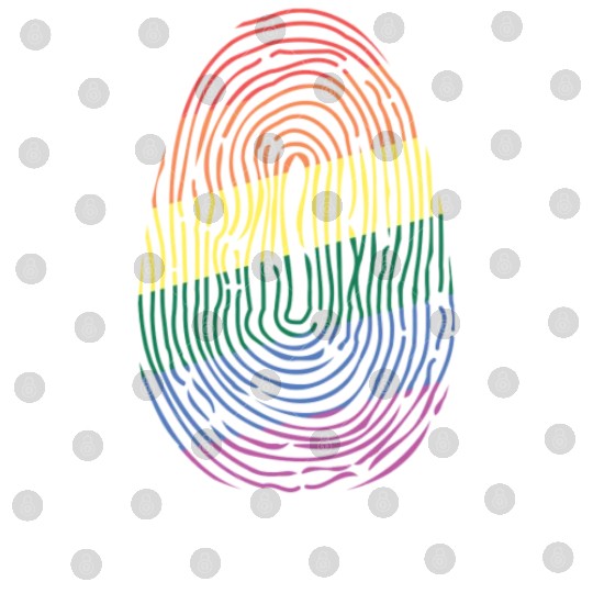 It's In My DNA LGBT Gay Rainbow Pride Thumb Mark Digital Files