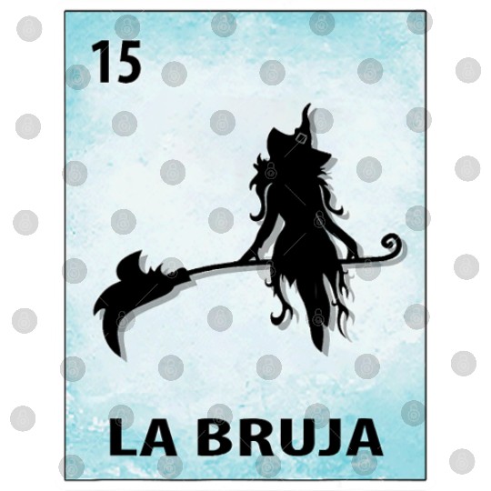 La Bruja Mexican Witch Cards Halloween Digital Files