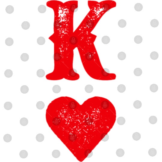 King Of Hearts Playing Cards Couples Halloween Cos Digital Files