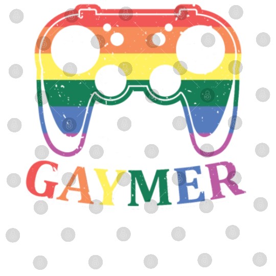 Pride Gaymer LGBT Gay Gamer Rainbow Pride Flag Digital Files