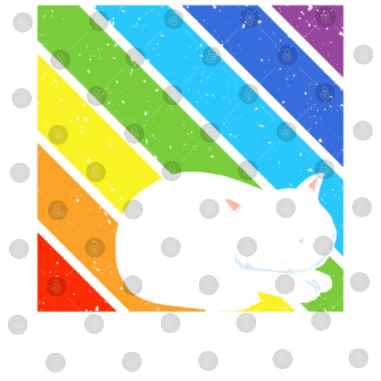 LGBT Supporter Pride Ally Cat Lover Rainbow Pride Digital Files