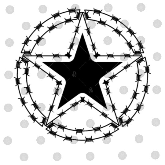 Barbed Wire US Army Star Digital Files