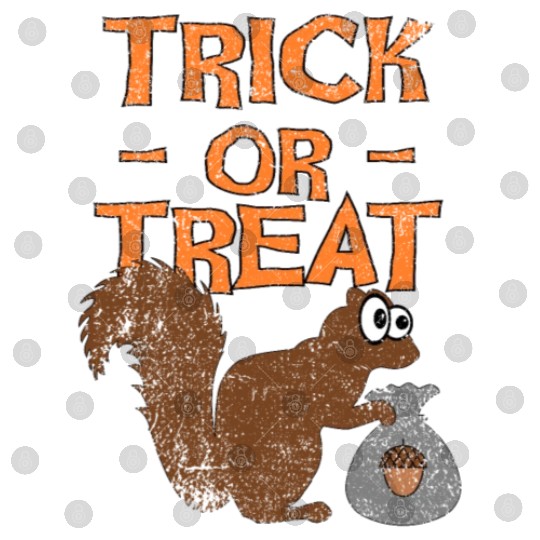 Halloween Squirrel, Trick Or Treat Digital Files