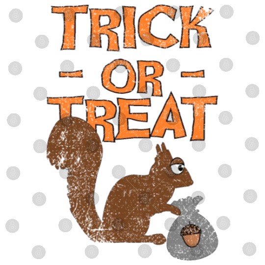 Trick Or Treat Squirrel Digital Files