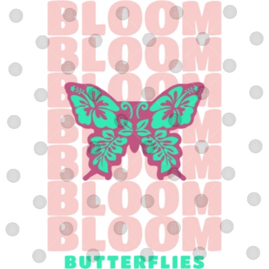 Bloom Butterflies Digital Files