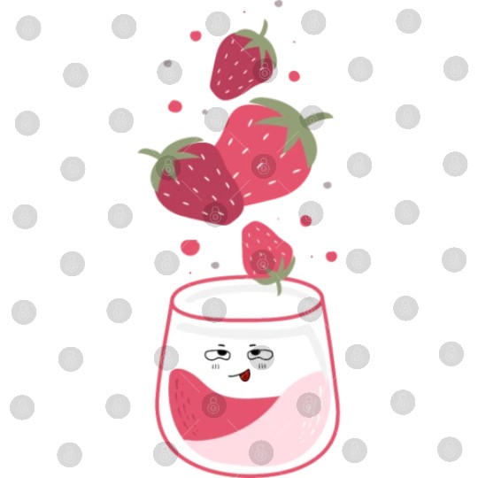 Delicious Strawberry juice Digital Files