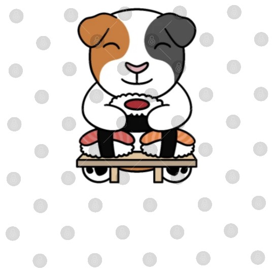 Sushi Lover Guinea Pig Digital Files