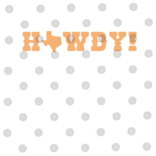 Howdy Texas US State of USA America Digital Files