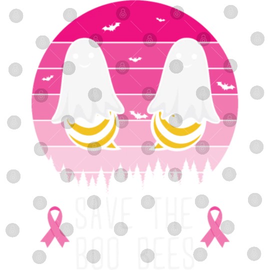 Save the Boo Bees Breast Cancer Awareness Digital Files