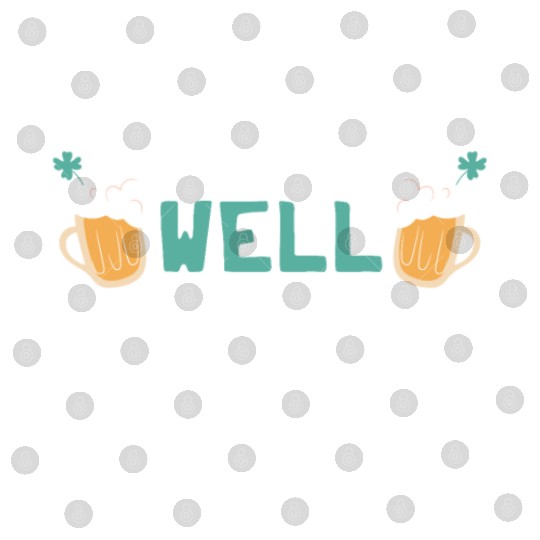 Drinks Well With Others Funny Beer St. Patrick's Digital Files