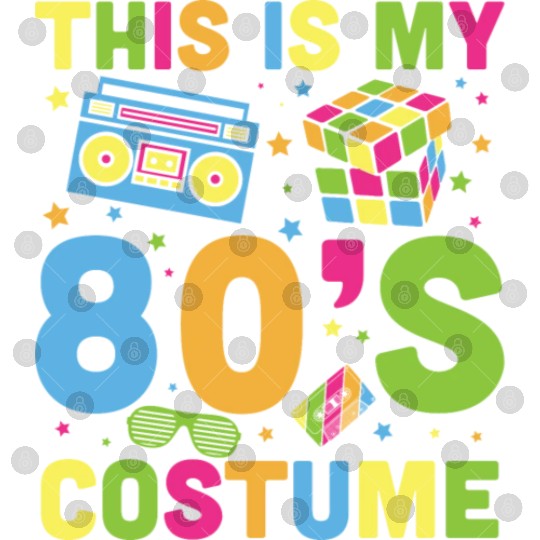 This is my 80s Costume Radio Cassette Tape Gifts Digital Files