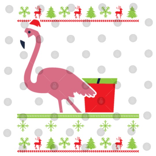 Merry Flaminmas Flamingo Lover Christmas Day Digital Files