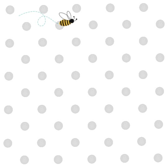 I don't chase I attract - bee with white text Digital Files