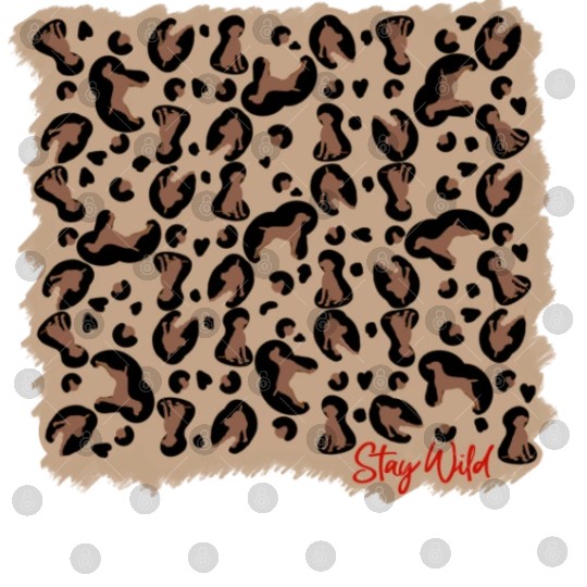 Vizsla leopard print stay Wild Digital Files