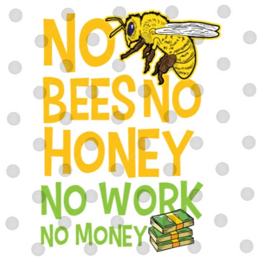 No Bees Honey Beekeeping Birthday Gift Digital Files