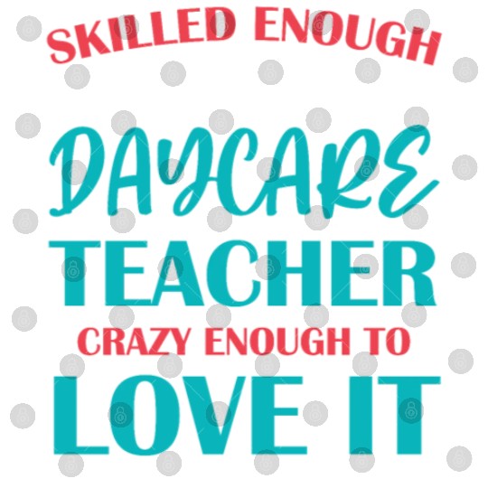 Daycare Teacher Childcare Educator Director Digital Files