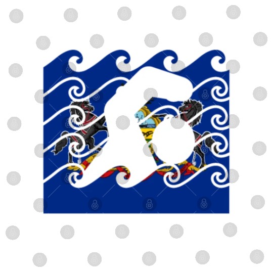 Pennsylvania Flag Swimming Team Swim Swimmer US St Digital Files