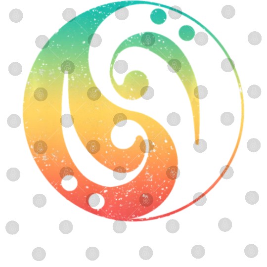 Ying Yang Bass Guitar Player Digital Files