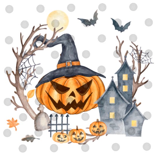 Halloween cute pumpkin pumpkin autumn coffee subli Digital Files