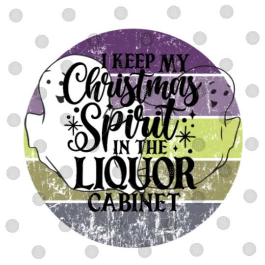 Funny Christmas Spirit Ghosts Sunset Digital Files