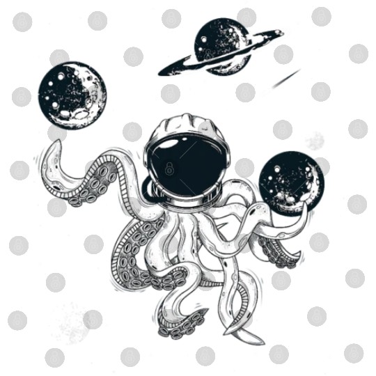 Octopus in Helmet Digital Files