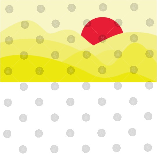 Minimalist Sun Yellow Digital Files