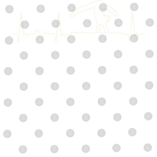 Gymnast Girl Bar Exercise. Heart. Love. EKG. Digital Files