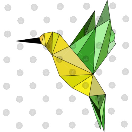 Hummingbird geometrical Digital Files