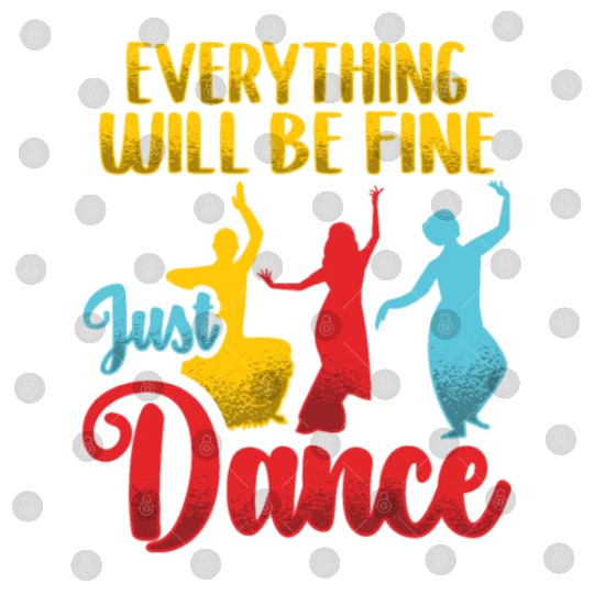 Just dance Design for a Bharatanatyam Dancer Digital Files