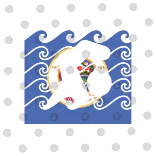 Minnesota Flag Swimming Team Swim Swimmer US State Digital Files