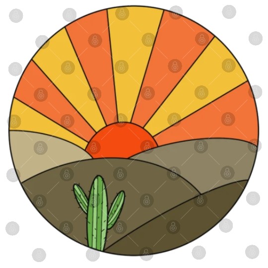 Sunrise desert Digital Files