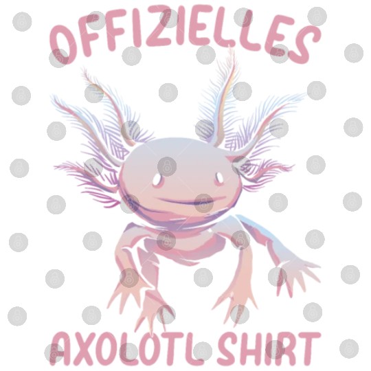 Offizielles Axolotl Digital Files Axolotl Querzahnmolch Ax