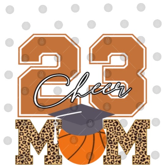 Senior Class Of 2023 Basketball Proud Cheer Mom Digital Files