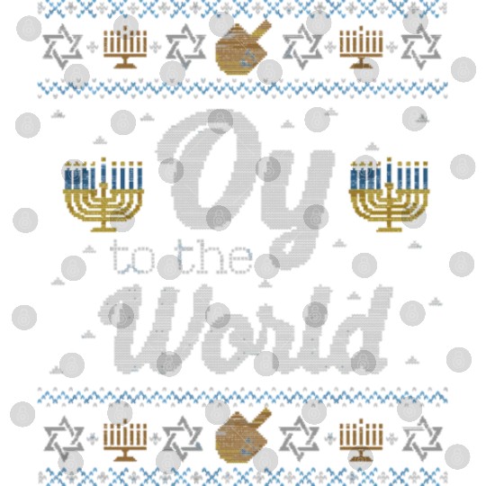 Funny Ugly Hanukkah Oy To The World Digital Files