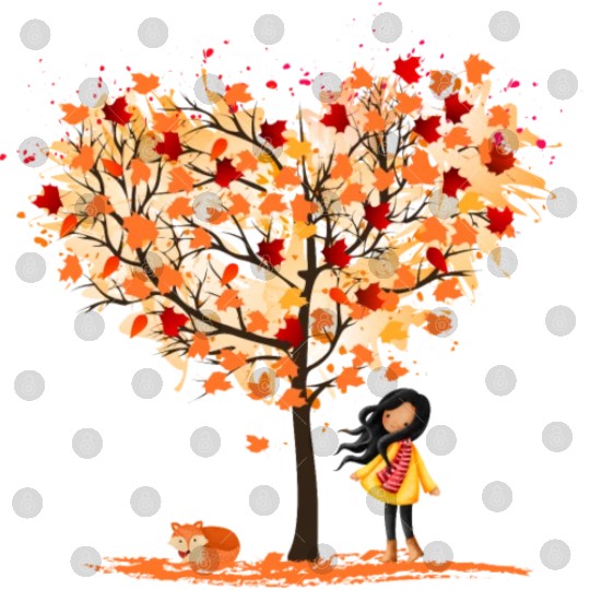 Autumn Girl Digital Files