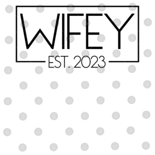 Wifey Est. 2023 Matching Couple Newlywed Marriedwi Digital Files