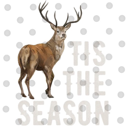 Tis The Season Retro Dear Hunting Digital Files
