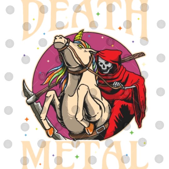 Reaper Rock Satan Unicorn Festivals Death Metal Digital Files