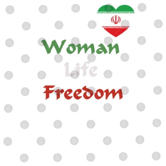 Iran - heartbeat, heart line, woman, life, freedom Digital Files